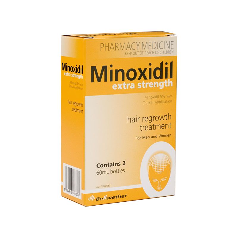 Thumbnail for Minoxidil Extra Strength 5% 2 x 60mL GenericHealth (two months supply) 