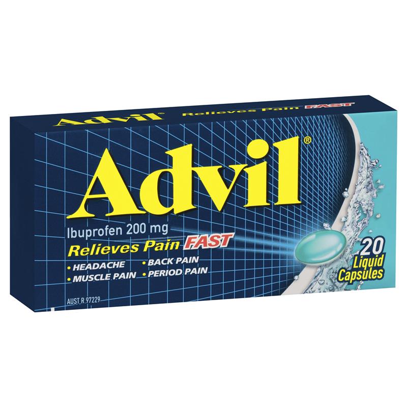 Image 1 for Advil Liquid Capsules x 20 