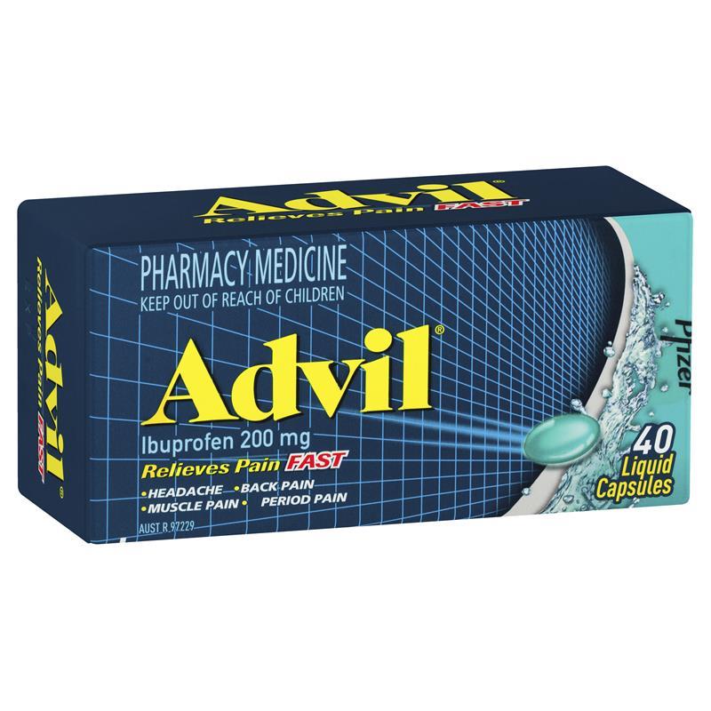 Image 1 for Advil Liquid Capsules x 40 