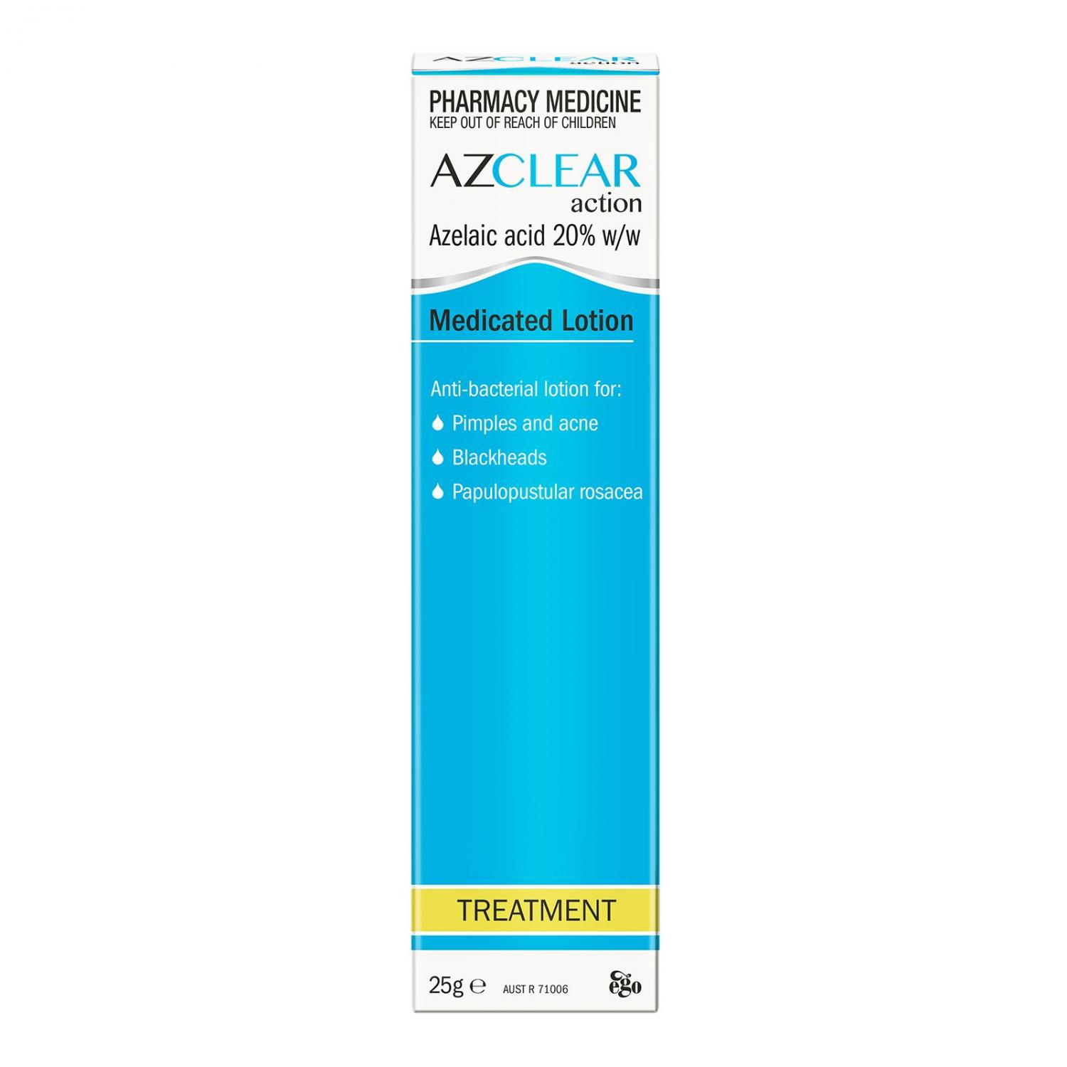 Thumbnail for Azclear Action Medicated Lotion 25g