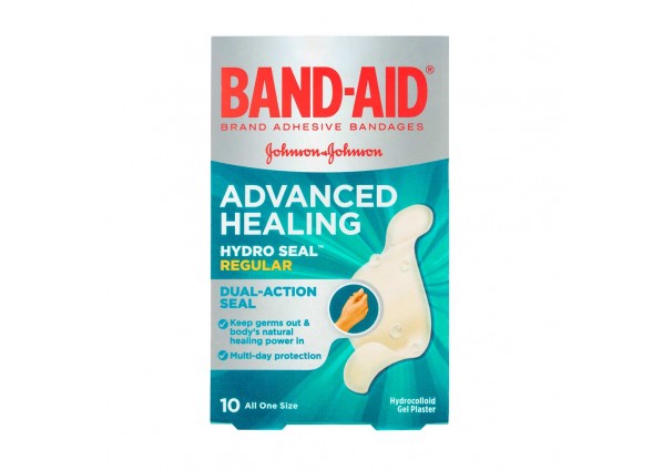 Image 1 for Band-aid Advanced Healing Strips Regular 10