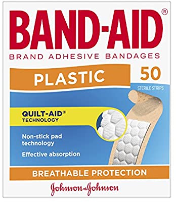 Image 1 for Band-Aid Plastic Strips 50