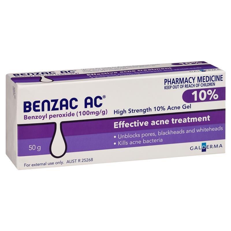 Image 1 for Benzac Ac Gel 10% 50g