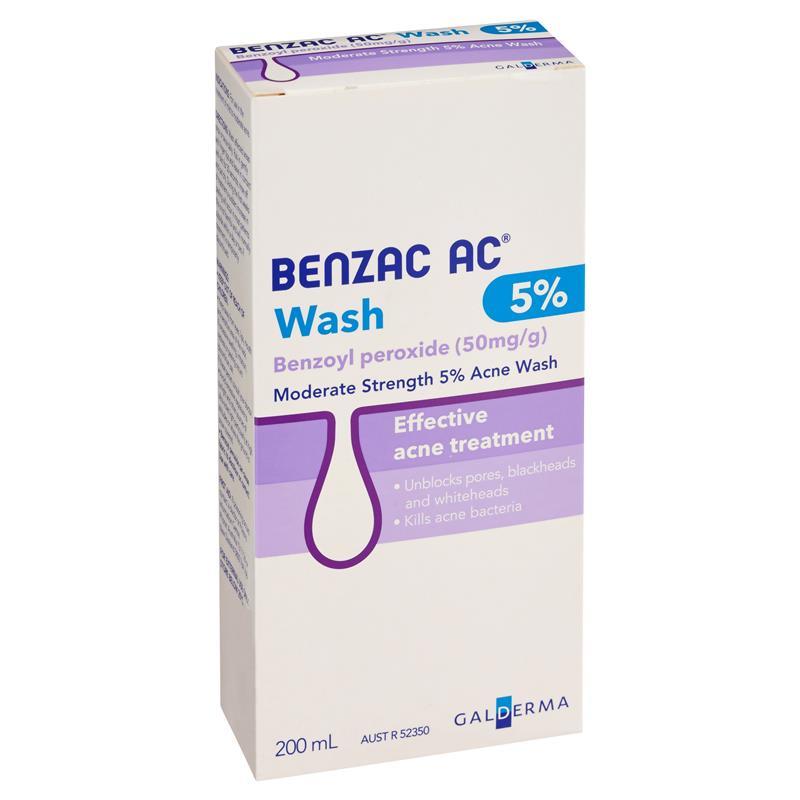 Image 1 for Benzac Acne Wash 5% 200mL