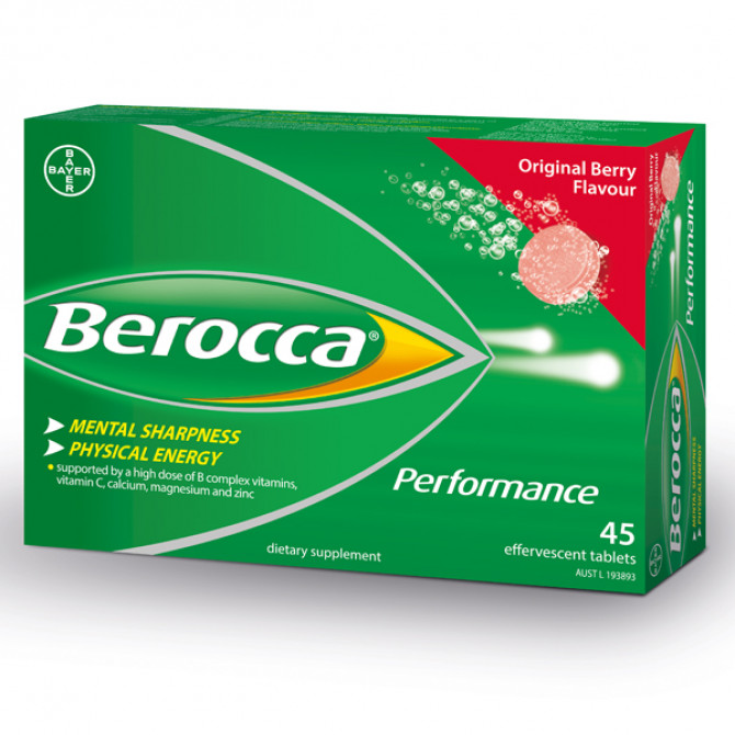 Image 1 for Berocca Performance Effervescent  Original  Flavour Tabs 45