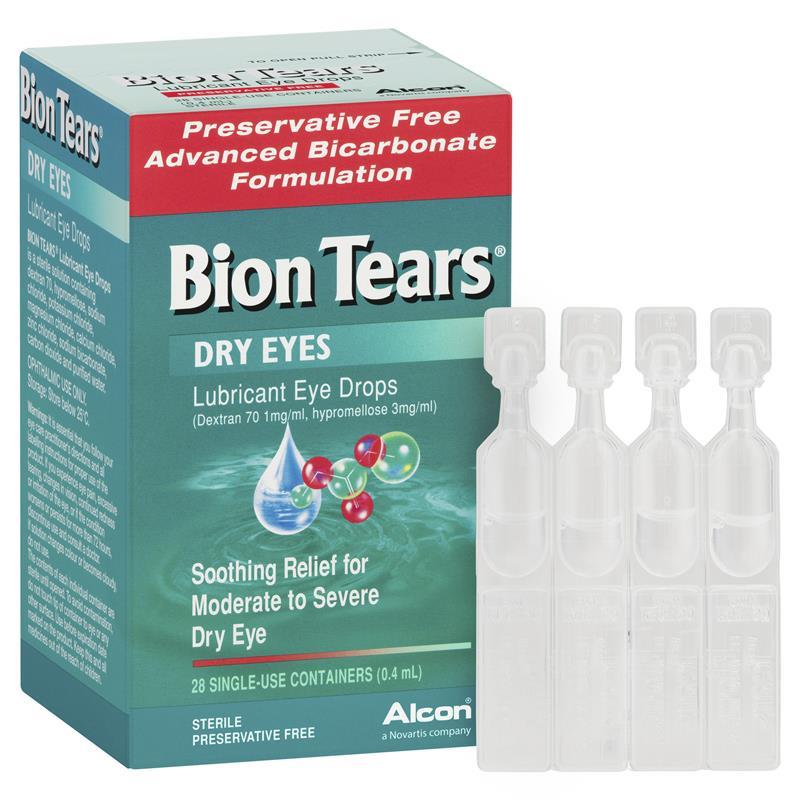 Image 1 for Bion Tears Lubricant Eye Drops Vials x 28 