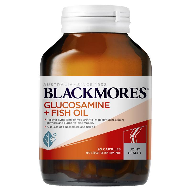 Thumbnail for Blackmores Glucosamine + Fish Oil Capsules 90 