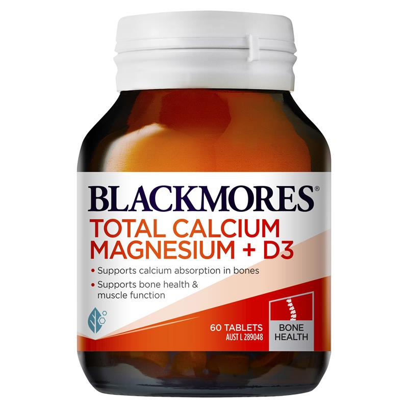 Thumbnail for Blackmores Total Calcium + Magnesium+ D3 Tablets x 60