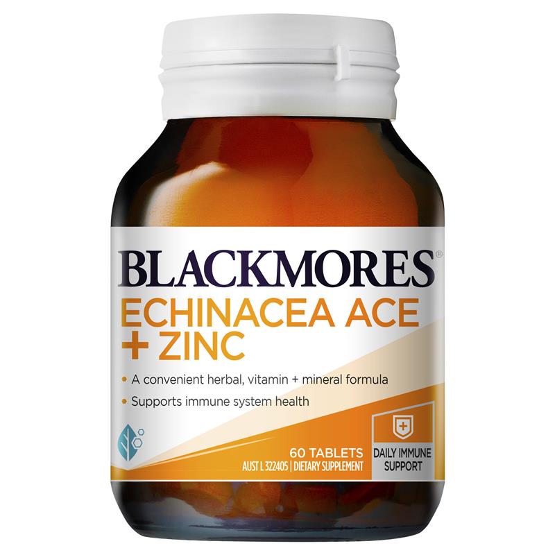 Image 1 for Blackmores Echinacea ACE + Zinc Tablets 60 