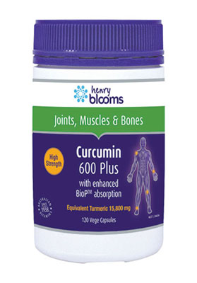 Thumbnail for Henry Blooms Curcumin 600 Plus Capsules x 120