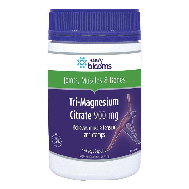 Thumbnail for Henry Blooms Tri-Magnesium Citrate 900mg Capsules x 150