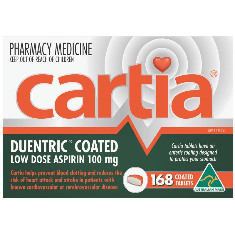 Image 1 for Cartia 100mg Tablets  x 168 
