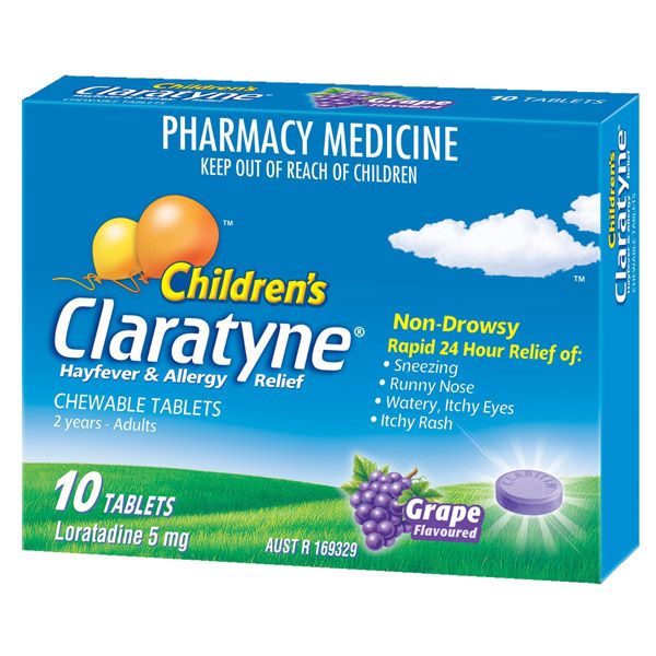 Image 1 for Claratyne Children's Chewable Tablets x 10