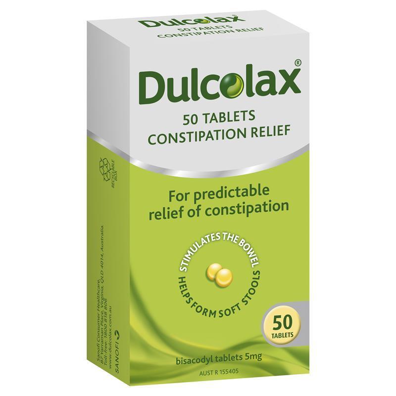 Image 1 for Dulcolax 5mg  Tablets 50