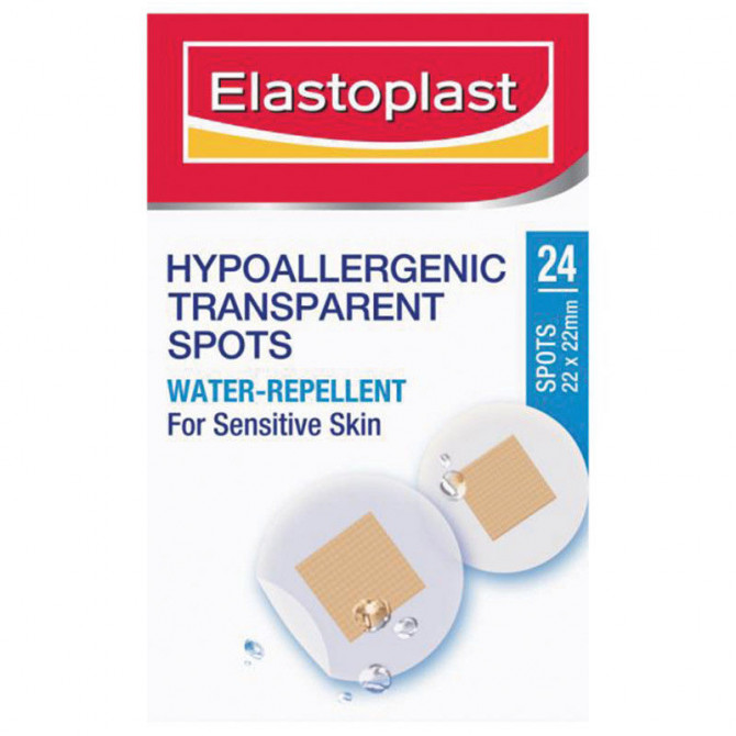 Image 1 for Elastoplast Sensitive Hypoallergenic Spots x 24 