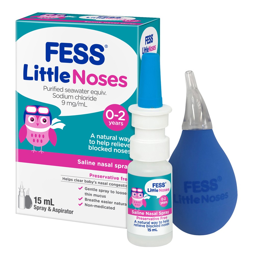 Image 1 for Fess Little Noses Saline Nasal Spray 15mL