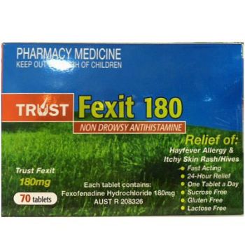 Image 1 for Trust Fexit 180 Tablets x 70