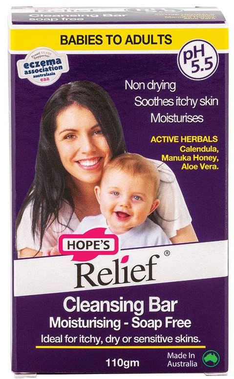 Image 1 for Hope's Relief Soap Free Cleansing Bar 110g