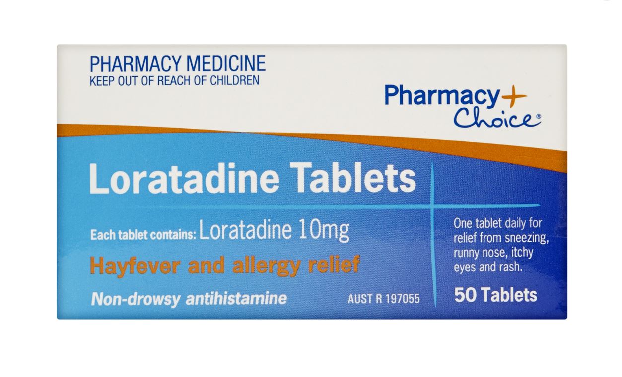 Image 1 for Loratadine 10mg x 50 tablets (CLARATYNE generic)