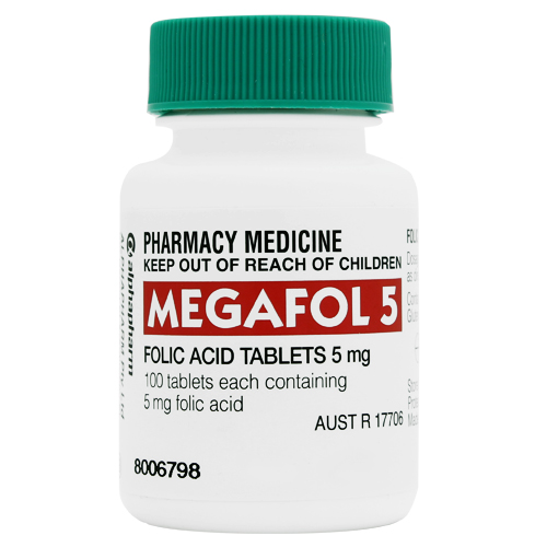 Thumbnail for Megafol Tablets 5mg 100