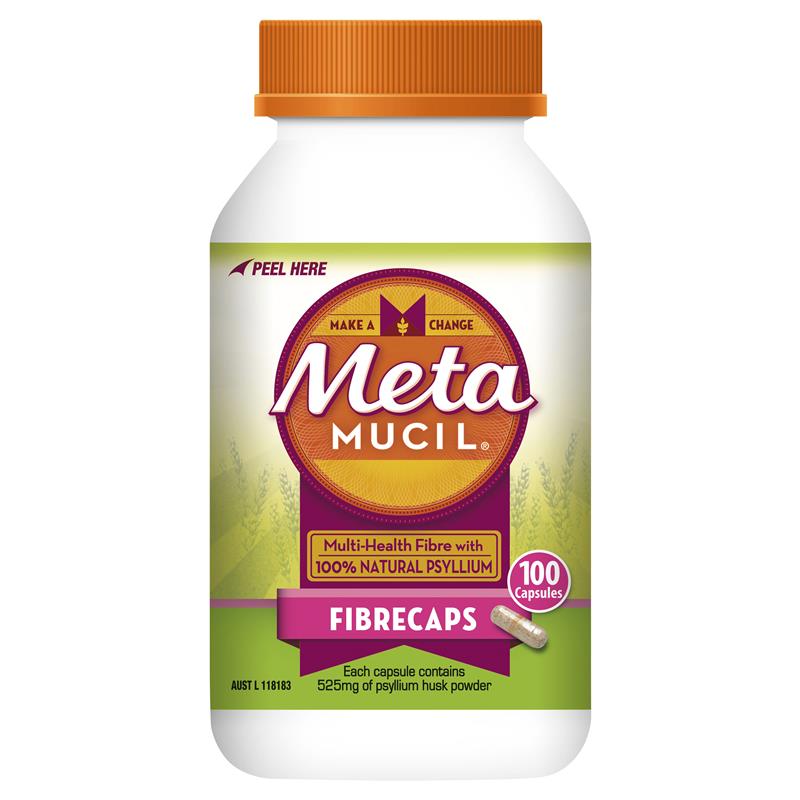 Image 1 for Metamucil Fibre Capsules x 100