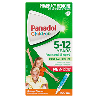 Image 1 for Panadol Children 5-12 Years Colourfree Orange Flavour 100mL