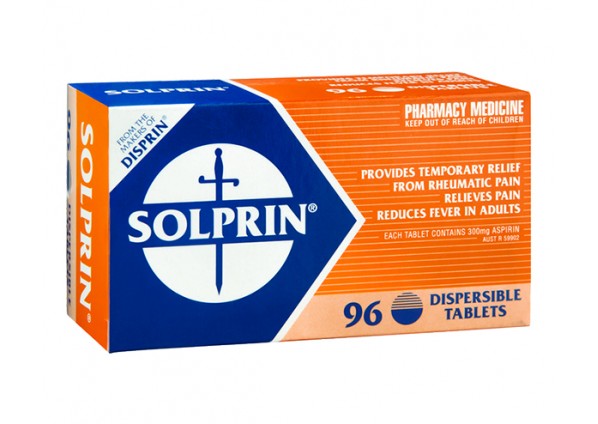 Image 1 for Solprin  Dispersible Tablets 96
