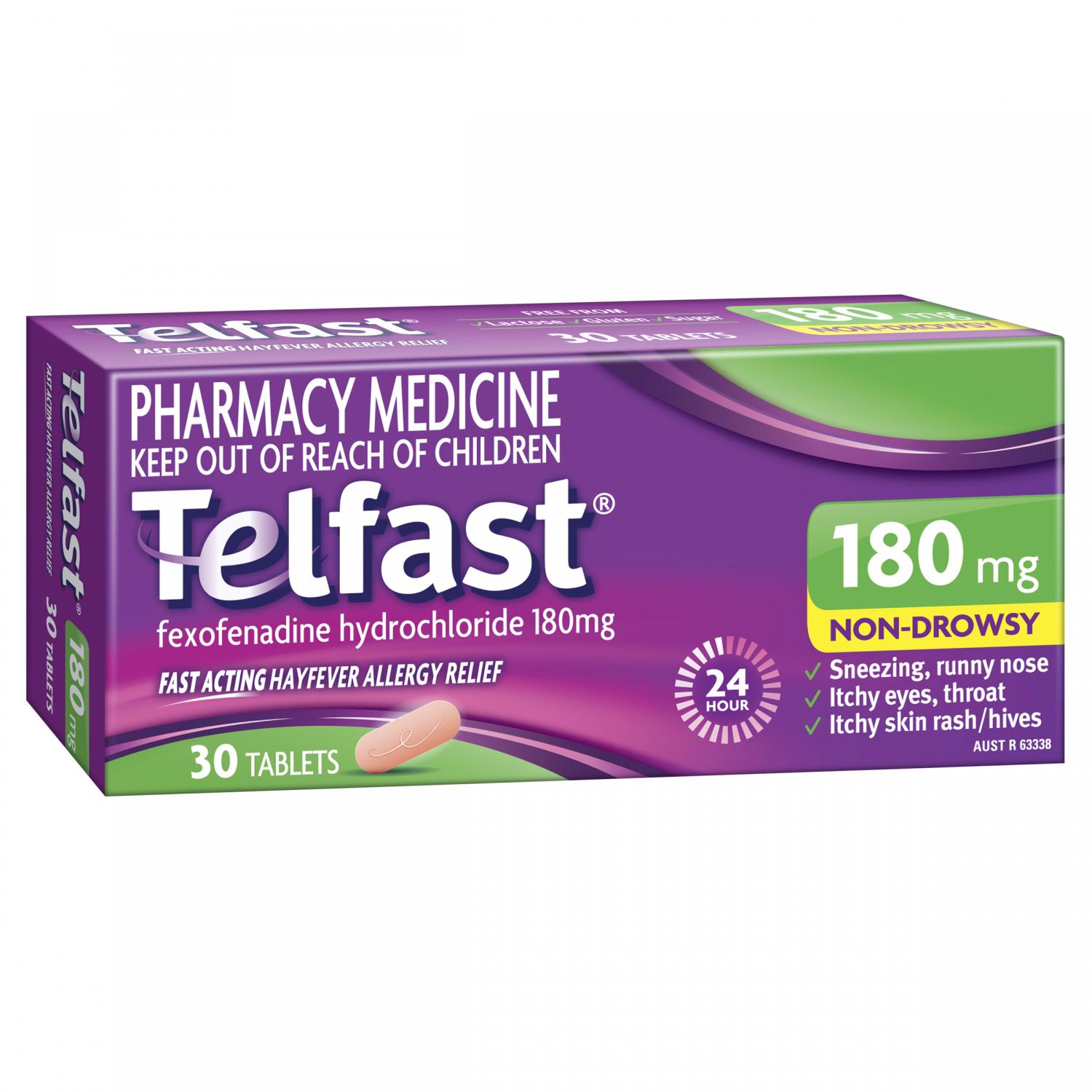 Image 1 for Telfast 180mg Tablets x 30