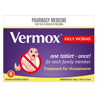 Image 1 for Vermox Tablets 6
