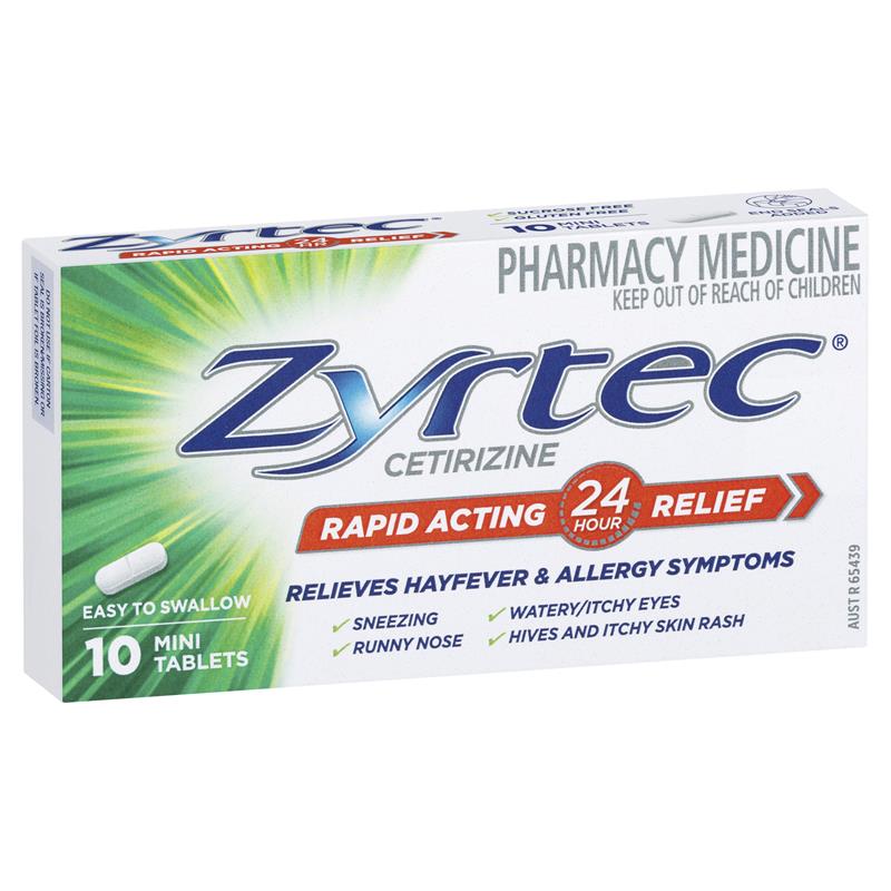 Image 1 for Zyrtec 10mg Tablets 10