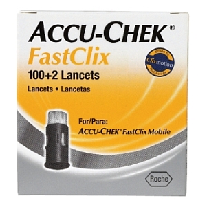 Image 1 for Accu-Chek Mobile FastClix Lancets 100 + 2