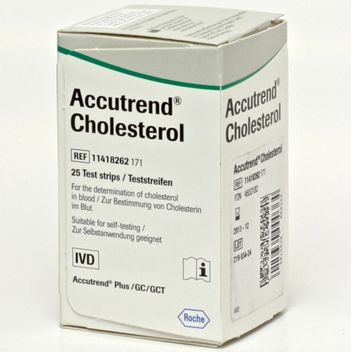 Image 1 for Accutrend Plus Cholesterol Strips 25