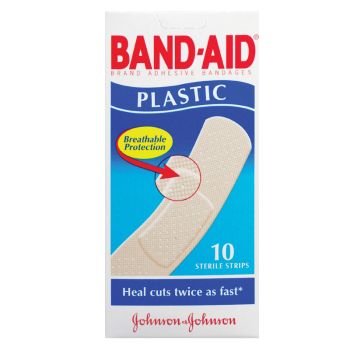 Image 1 for Band-Aid Plastic Strips 10