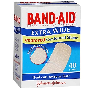 Thumbnail for Band-Aid Extra Wide Strips 40