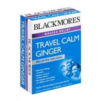 Image 1 for Blackmores Travel Calm Ginger Tablets X 45 