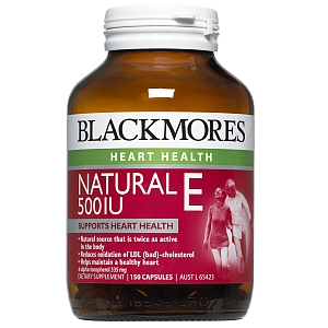 Image 1 for Blackmores Natural Vitamin E 500IU Capsules x 150