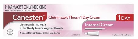 Thumbnail for Canesten 1 Day Thrush Treatment Internal Cream