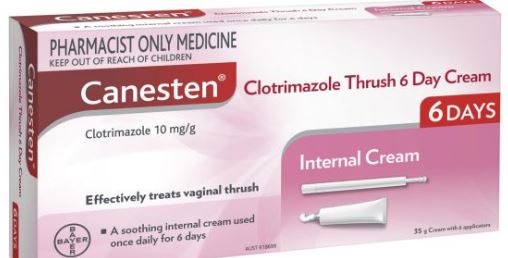 Image 1 for Canesten 6 Day Thrush Treatment Internal Cream