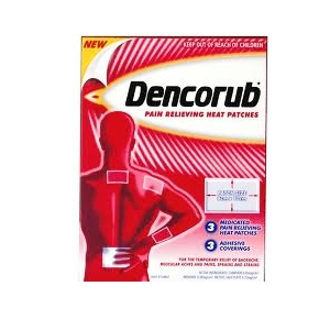 Image 1 for Dencorub Heat Patches x 3