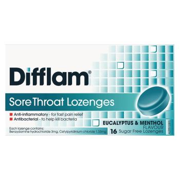 Thumbnail for Difflam Lozenges Eucalyptus & Menthol  16