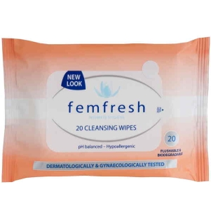 Image 1 for FemFresh Intimate Cleansing Wipes x 20