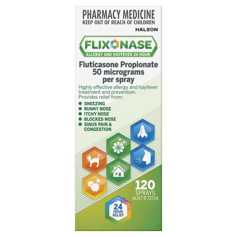 Thumbnail for Flixonase Allergy and Hayfever 24 Hour Nasal Spray 120 Doses