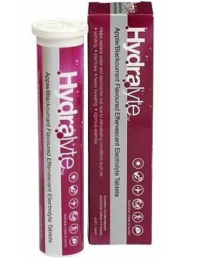 Image 1 for Hydralyte Effervescent 20 Tablets Apple/Blackcurrant Flavoured