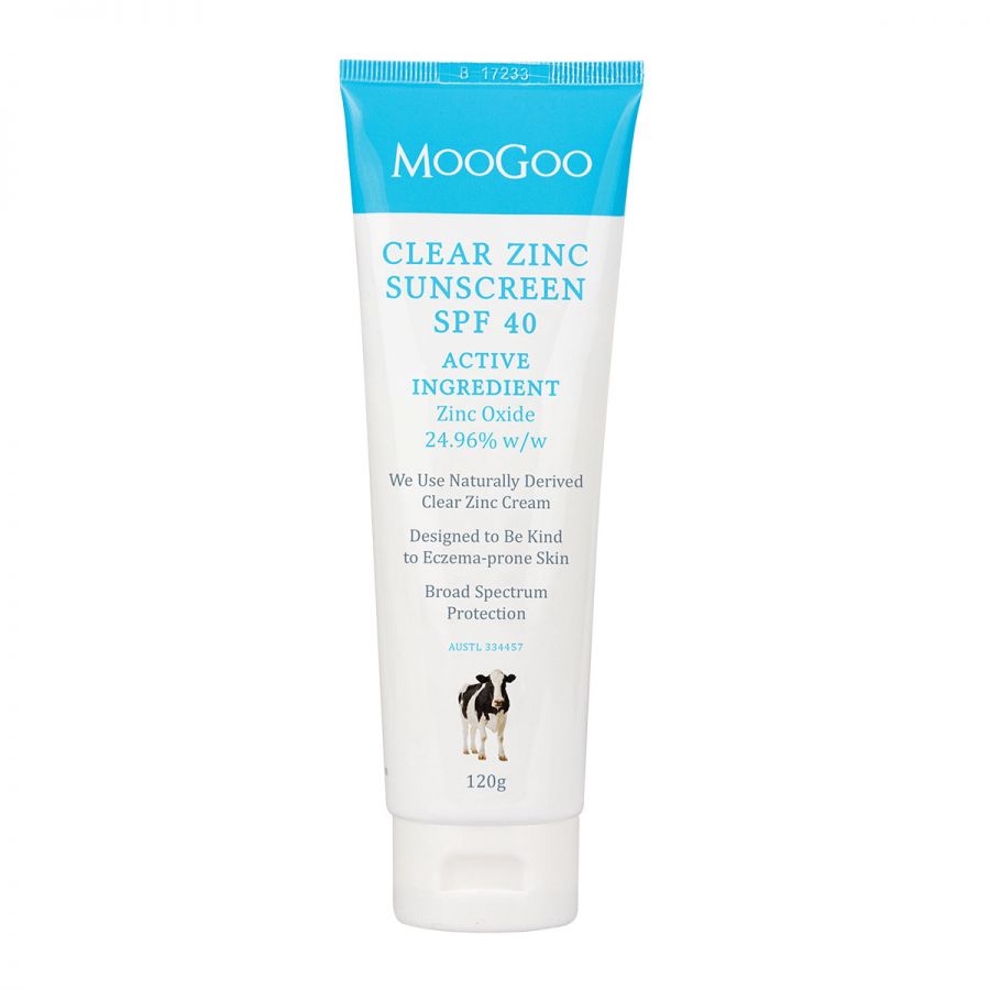 Image 1 for MooGoo Clear Zinc Sunscreen SPF 40 120g
