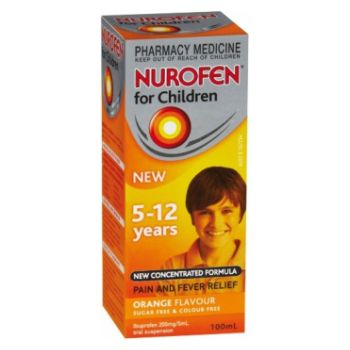 Image 1 for Nurofen Suspension 5-12 Years Orange Flavour Concentrated Formula  100mL