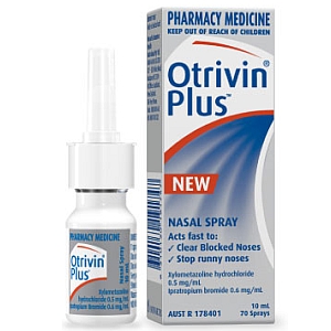 Image 1 for Otrivin Plus Nasal Spray 10mL