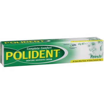 Image 1 for Polident  Denture Adhesive Cream Fresh 60g