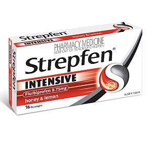 Image 1 for Strepfen Intensive Orange Sugar Free  Lozenges x 16