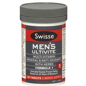 Image 1 for Swisse Men's Ultivite  Formula 1 Tablets x  60 