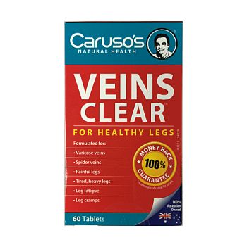 Thumbnail for Caruso's Natural Health Veins Clear High Potency 60 Tablets